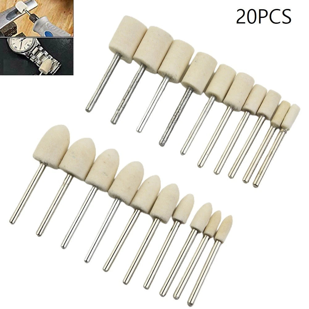Soft Felt Polishing Buffing Wheel Accessory for Jewelry Watches Molds
