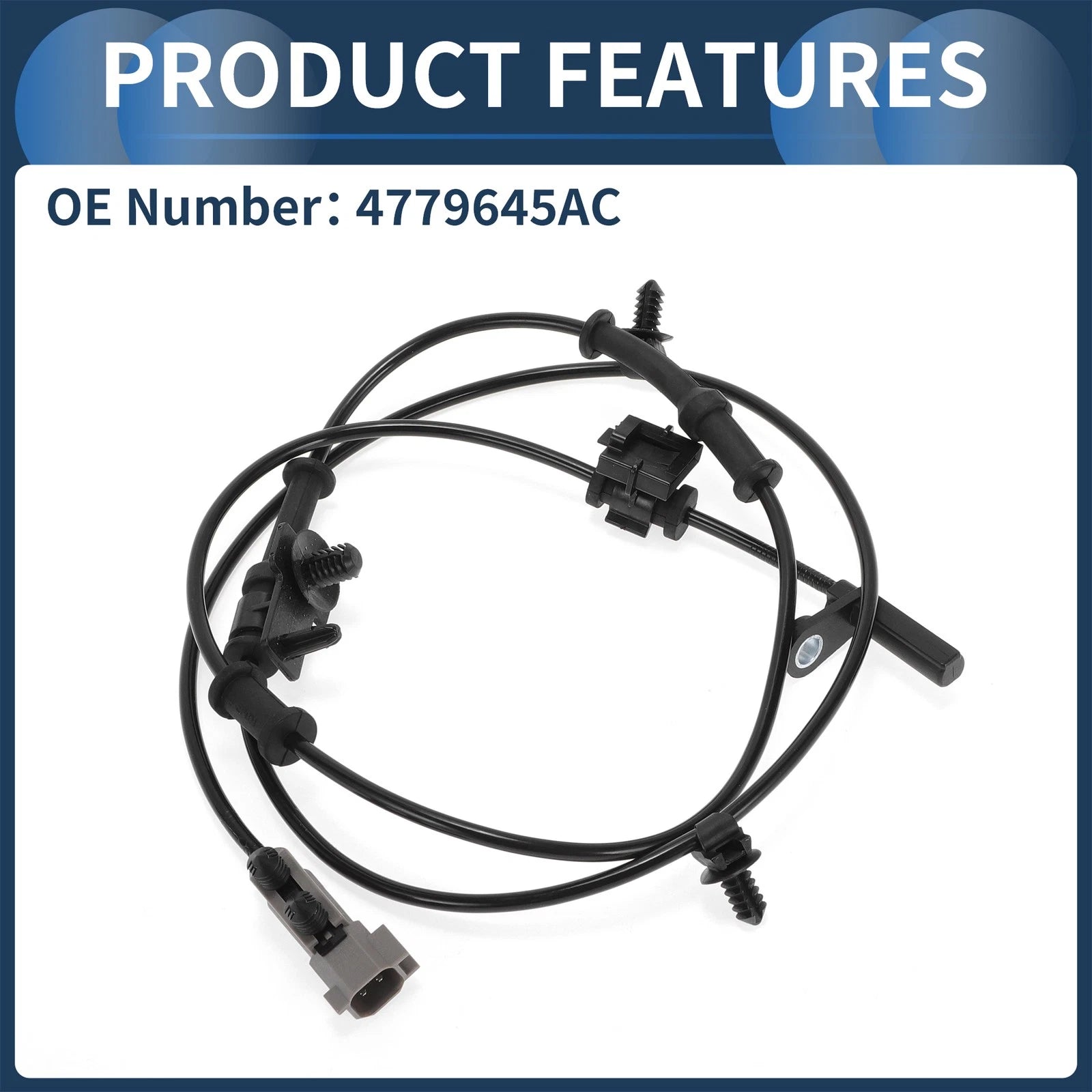 ABS Wheel Speed Sensor No. 4779645AC for Dodge Charger (2011–2022) Rear Left