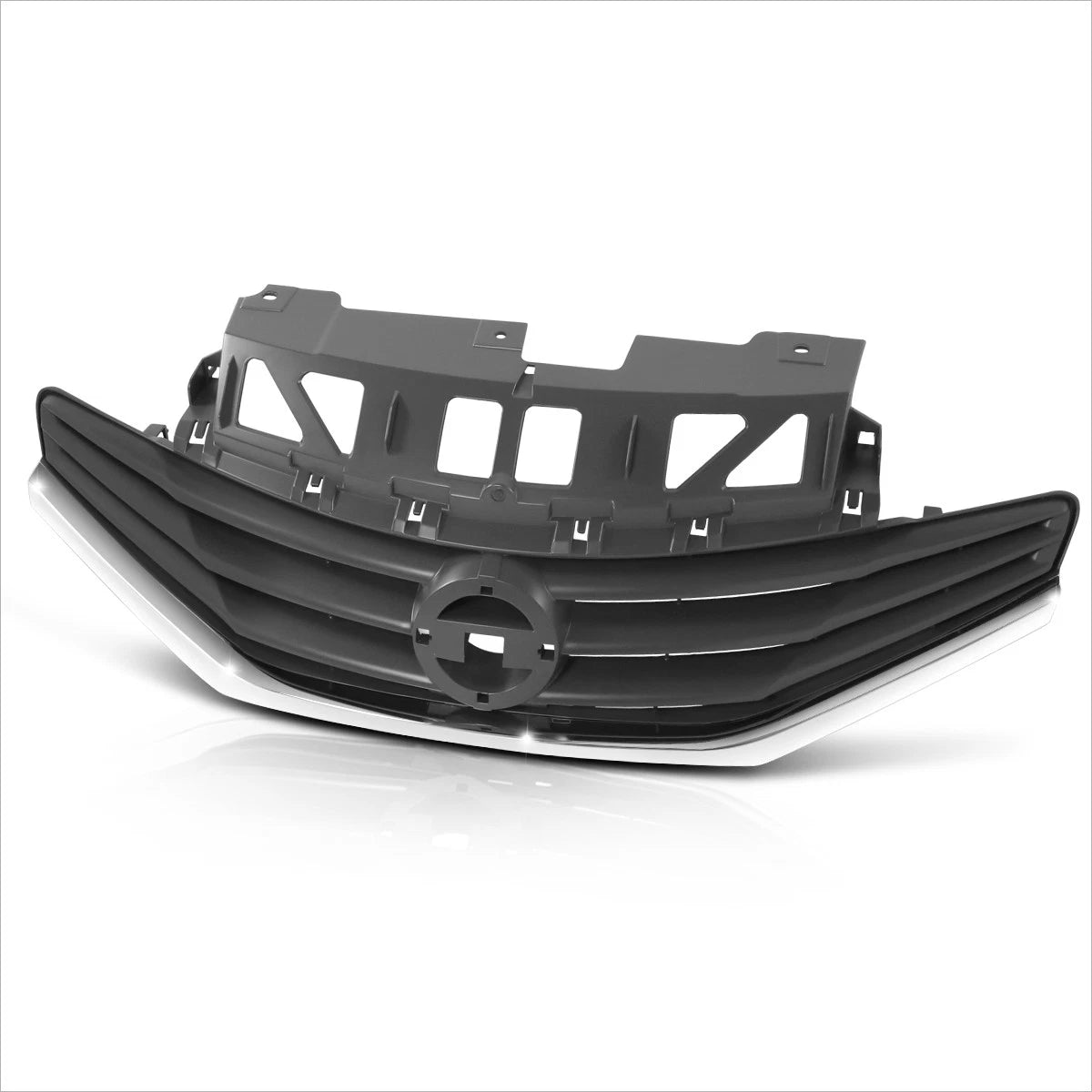 Upper Grille with Badge Slot & Chrome Trim for Nissan Versa (2014–2016)