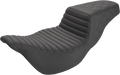 SADDLEMEN Step-Up Seat for Harley Davidson (Extended Reach, Tuck-n-Roll)