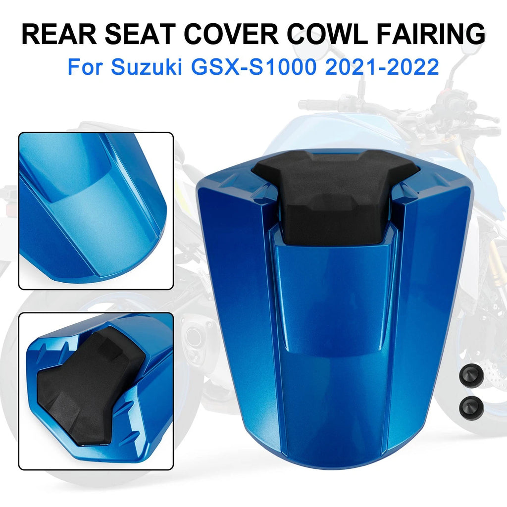 Rear Seat Cover Cowl Fairing for Suzuki GSXS 1000 (2021–2024) Blue