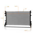 Cooling Radiator for Fiat 500 (2012–2019) DPI-13245