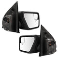 Set of 2 Power Heated Side View Mirrors for Ford F-150 (2021–2024) w/Turn Light