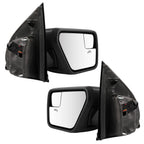 Set of 2 Power Heated Side View Mirrors for Ford F-150 (2021–2024) w/Turn Light