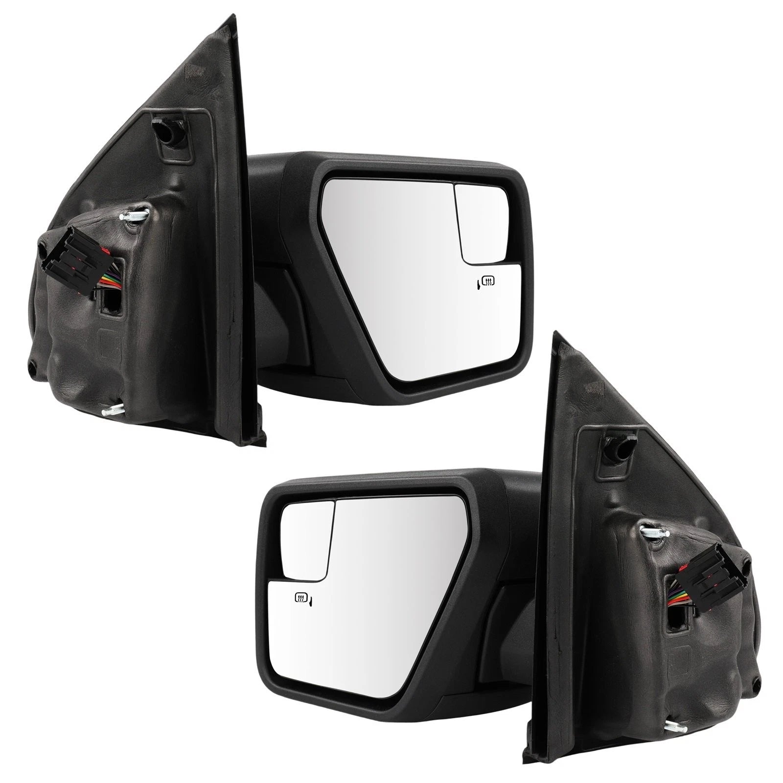 Set of 2 Power Heated Side View Mirrors for Ford F-150 (2021–2024) w/Turn Light