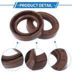 2X Oil Seal Rotary Shaft Seal FKM Rubber 30x47x10mm for Various Models 