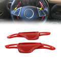 Red Steering Wheel Paddle Shifter Extensions for Chevrolet Camaro Corvette