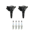 2X Ignition Coil & 4X NGK Iridium Spark Plugs for Optima 2.4 L4 (2011–2015)