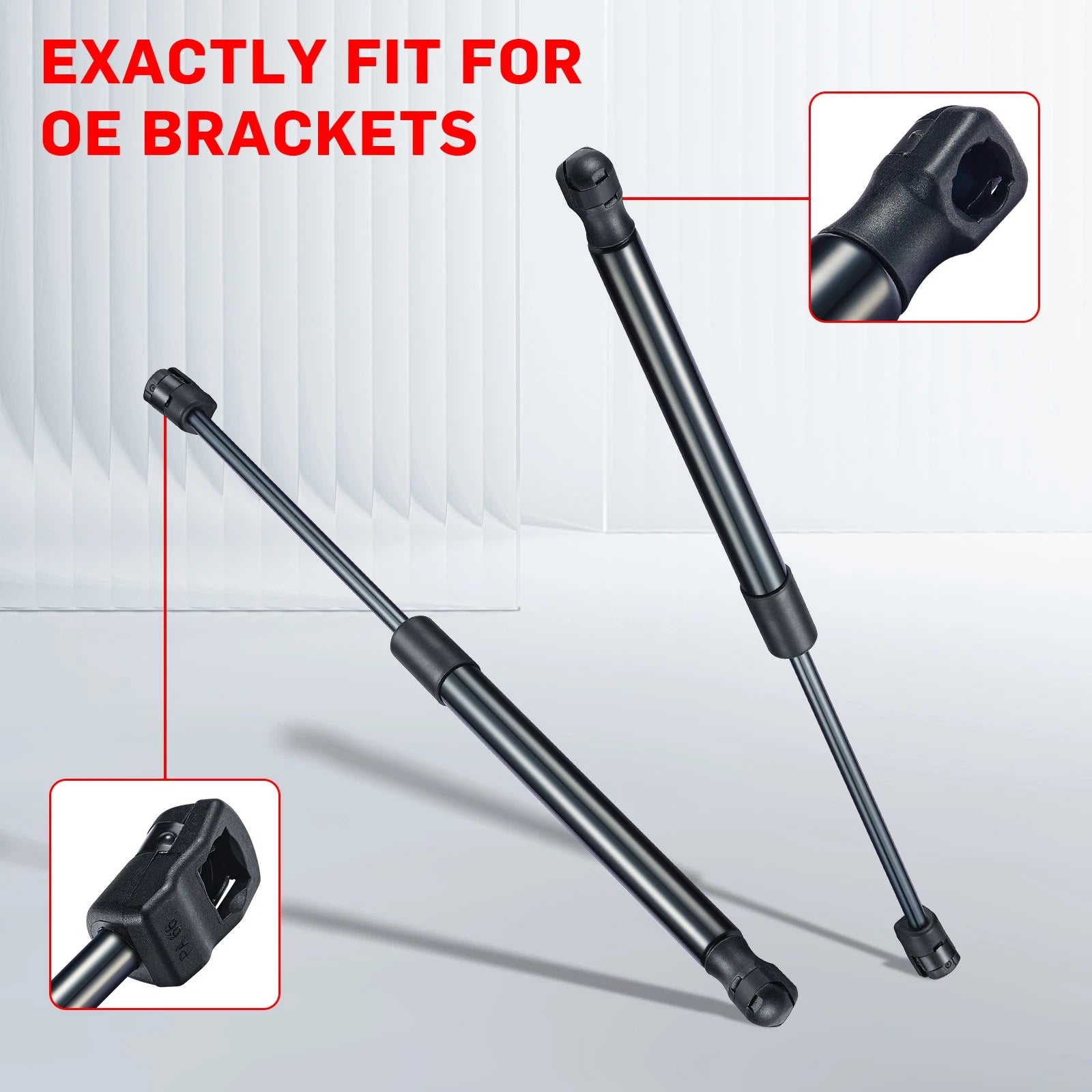 2PCS Gas Struts 15.7" 45Lbs For SnugTop Canopy Toolbox Lid Rear Hatch (1999-2010)