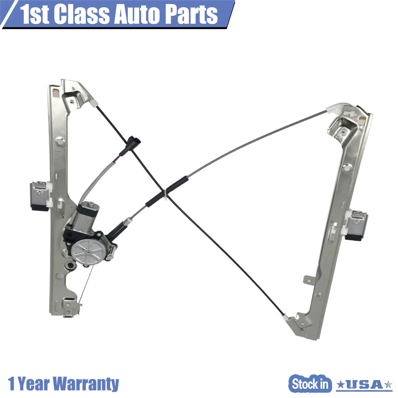 Power Window Regulator Motor Assembly for Chevy GMC Cadillac (2000-2006)