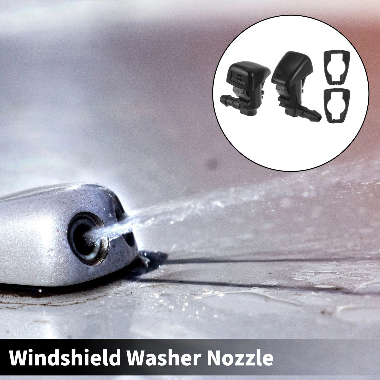 2 Pcs Front Windshield Washer Nozzle for Chevy Colorado (2015–2023) No. 22944961