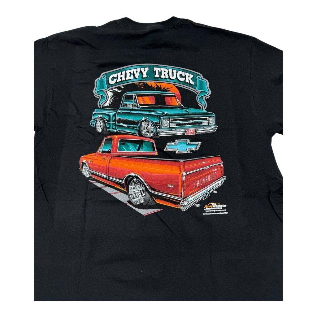T-Shirt Classic Black 1967–1972 Chevy C10 Pickup for Chevy Fans