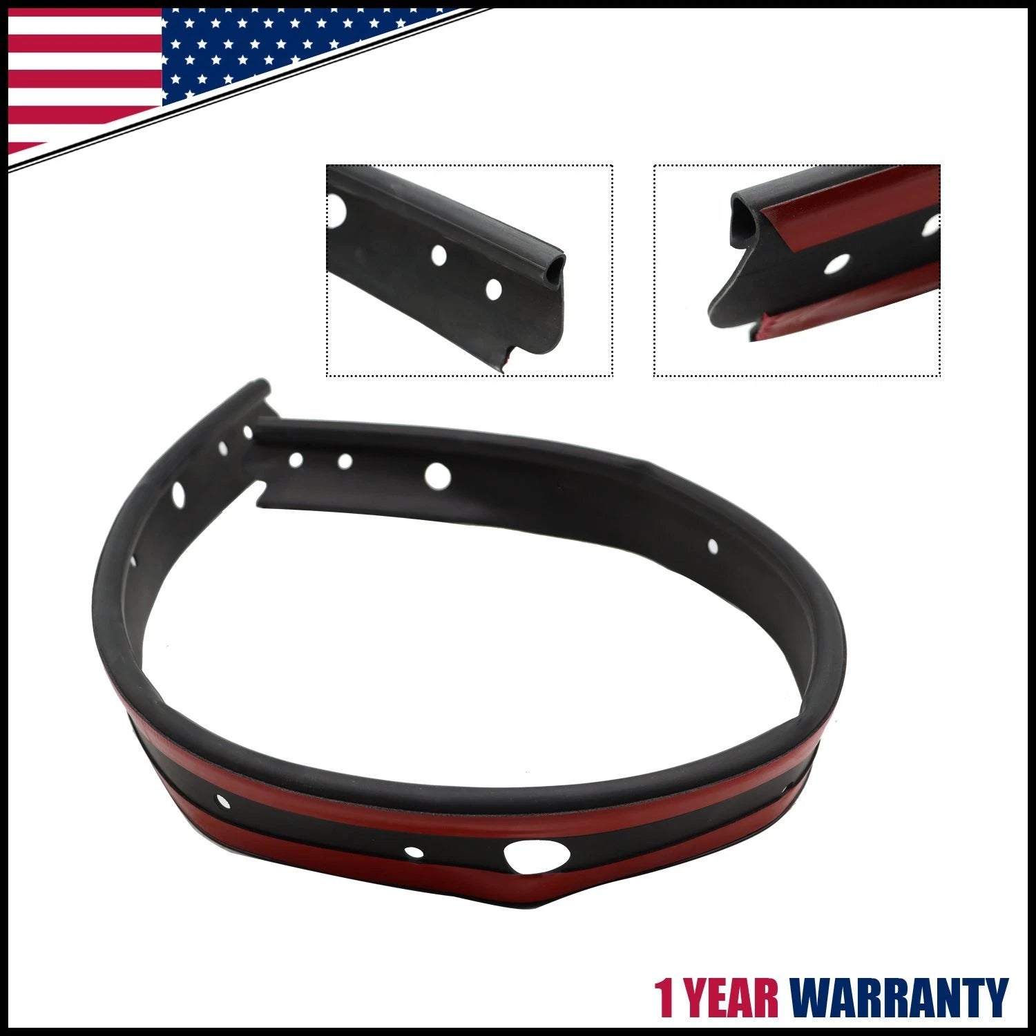 Front Hood Weather Strip for Toyota Camry (2007–2011) Rubber Seal 53395-33010
