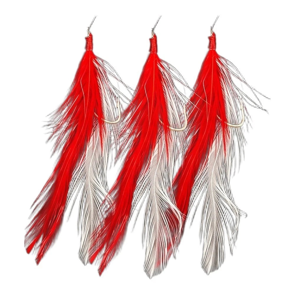 3 Piece Sabiki Fishing Hook Rig Set No 6 for Fishing