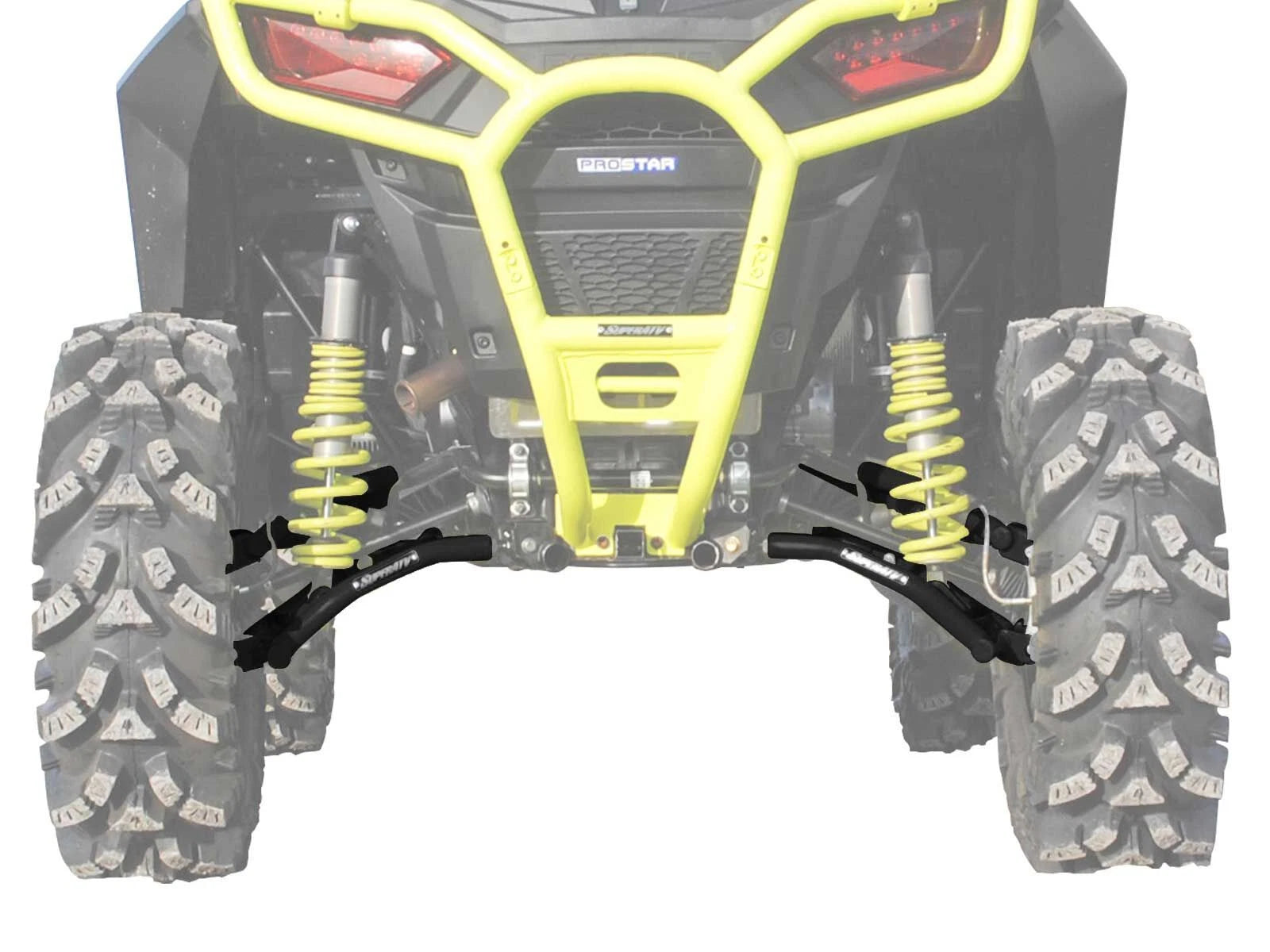 SuperATV High Clearance Rear Offset A-Arms for Polaris RZR S 1000/S4 (2014–2020)