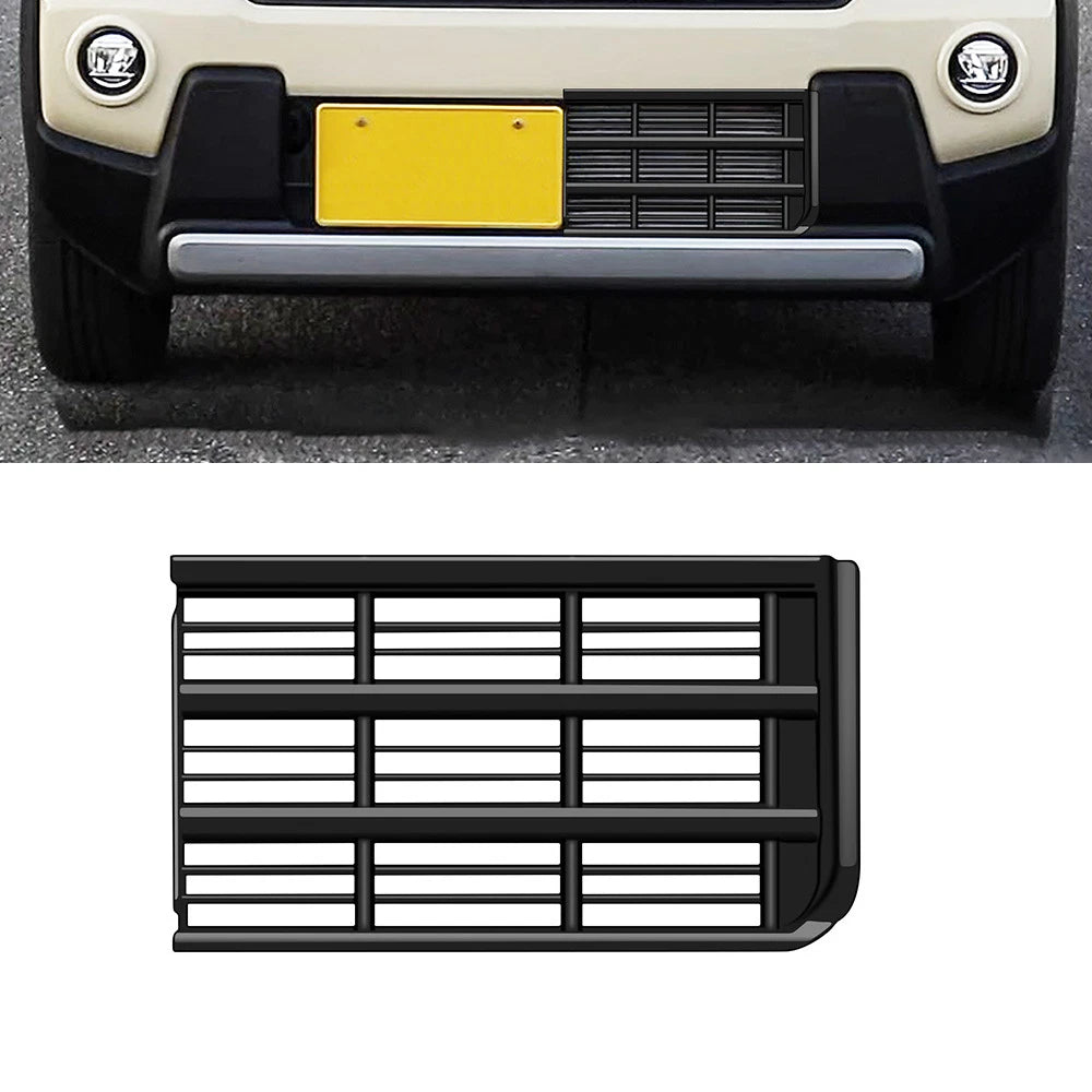 Lower Front Bumper Mesh for Suzuki Hustler (2020) Matte Black ABS