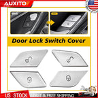 Button Sticker Door Lock Switch Cover for Mercedes Benz W205 W213 X253 (2016–2021)