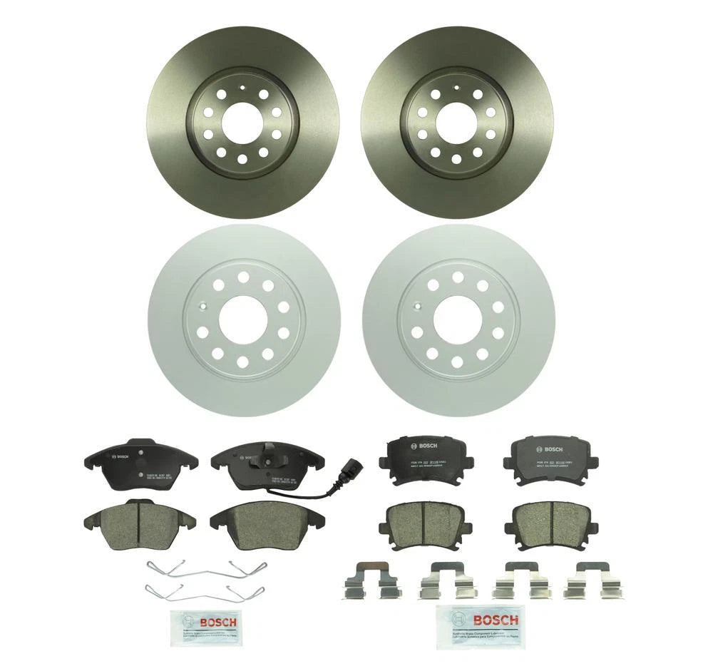 Disc Brake Pad & Rotor Kit for Volkswagen (312mm/271mm)