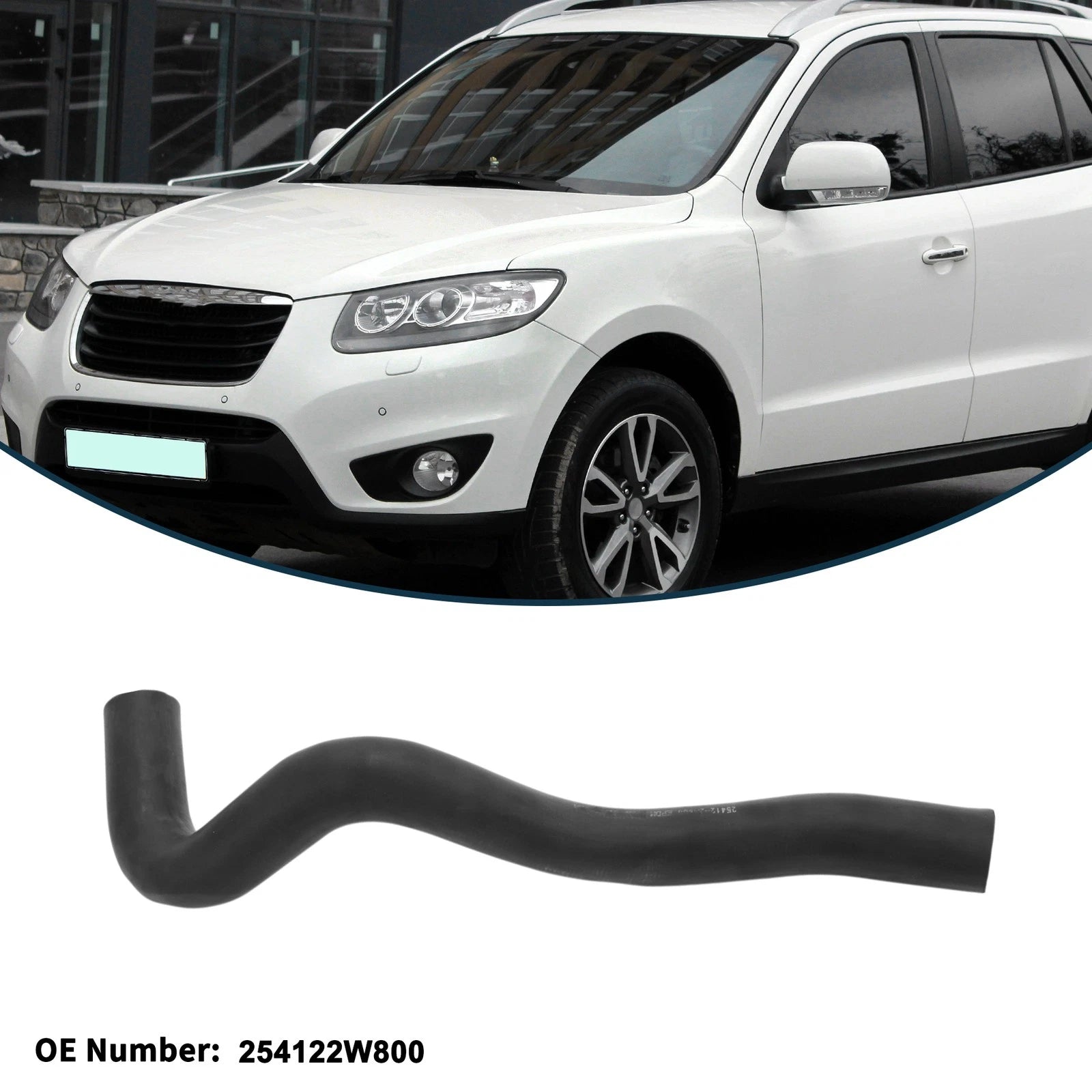 Radiator Hose No. 254122W800 for Hyundai Santa Fe (2013–2019)