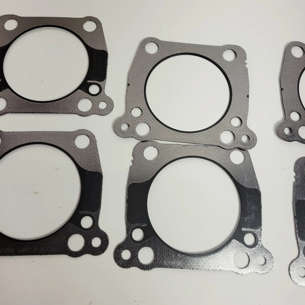 Set of 6 OEM Harley-Davidson M8 Water Cooled Cylinder Head Gaskets 16500326