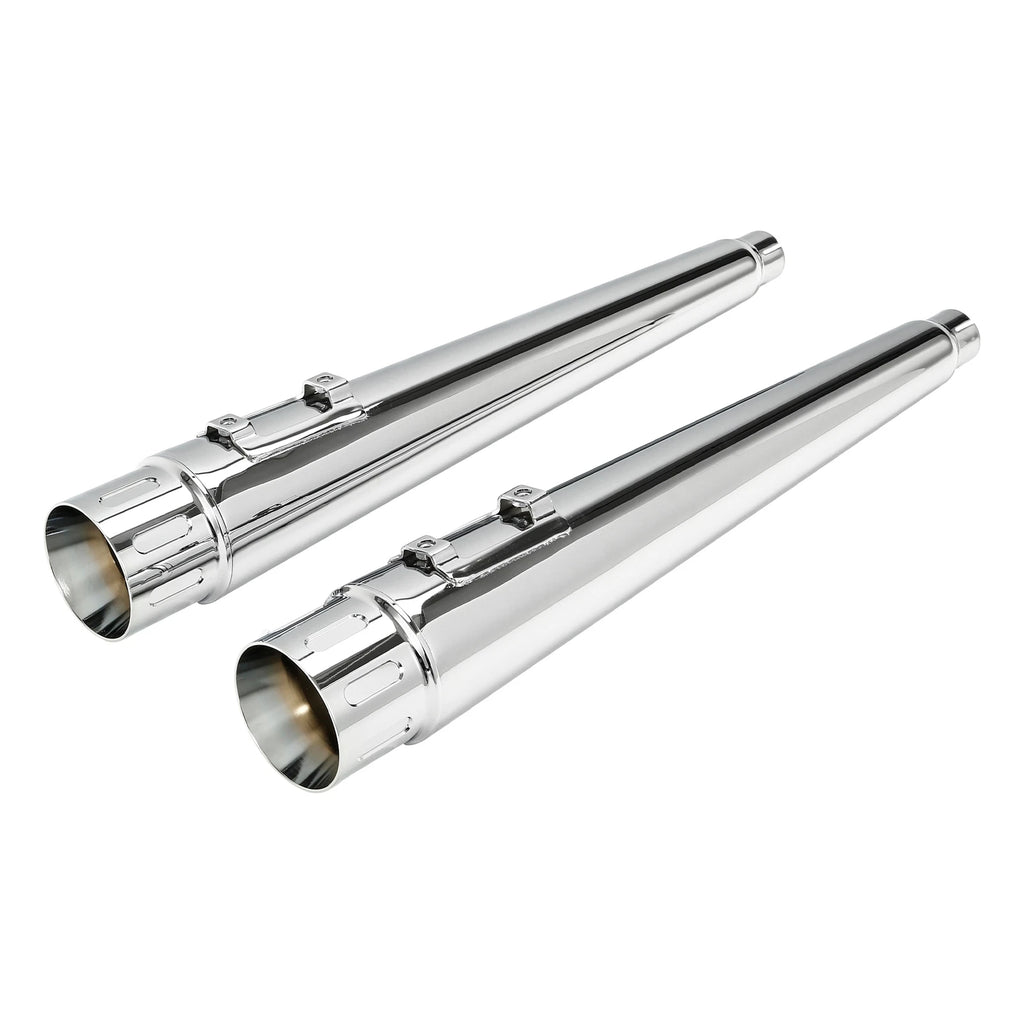 4" Megaphone Dual Exhaust Pipes for Harley Street Road Glide (1995–2016)