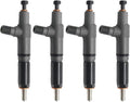 Set of 4 Fuel Injectors for Kubota V2203MDI (1G796-53000)