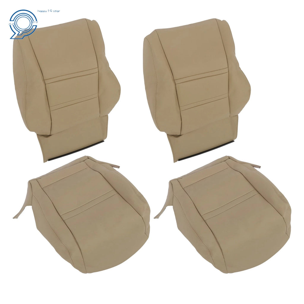 Set of 2 Tan Bottom Back Seat Covers for Toyota Land Cruiser (1990–1997)