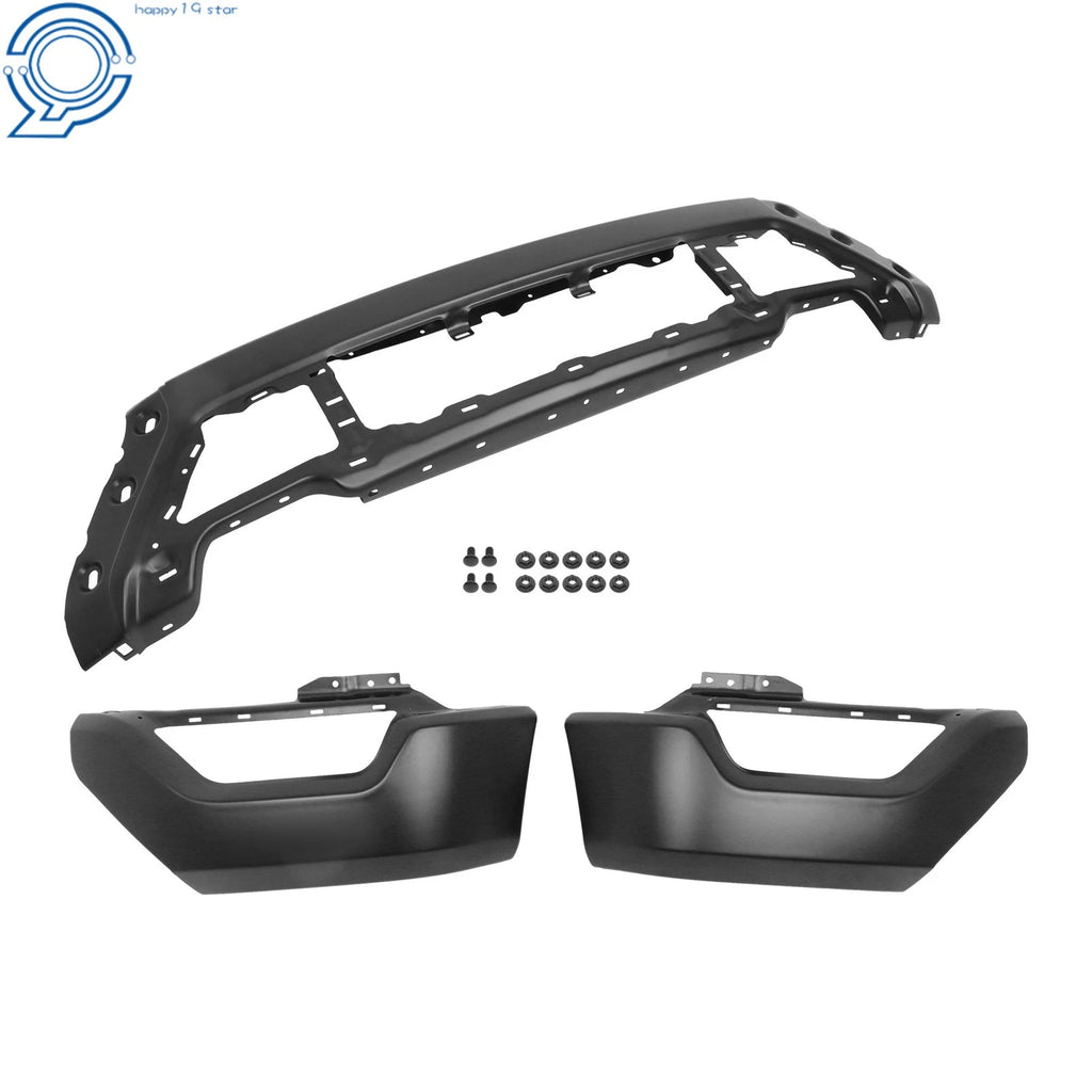 Black Split Front Bumper Face Bar for Ford F150 (2021-2023)