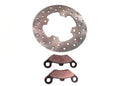Front Brake Rotor & Pads for Polaris 5248378 (Optimal Braking)