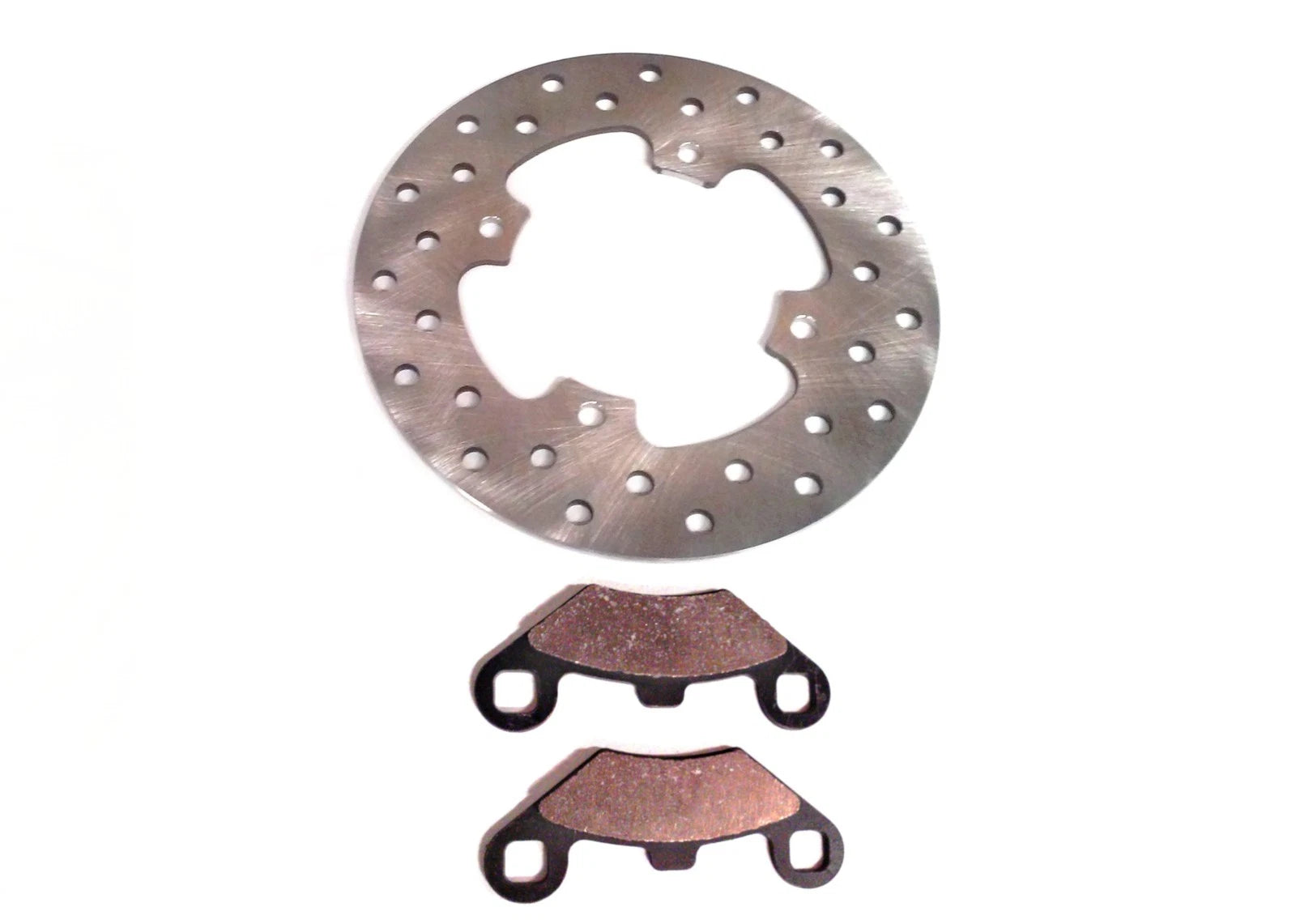 Front Brake Rotor & Pads for Polaris 5248378 (Optimal Braking)