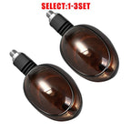 Set of 2 Smoked Turn Signal Lamps Amber M10 for Buell Blast (2000–2010)