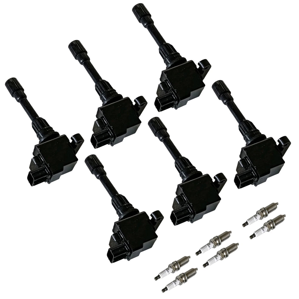 Set of 6 Ignition Coils & Iridium Spark Plugs for Mazda Millenia (1995–2002)