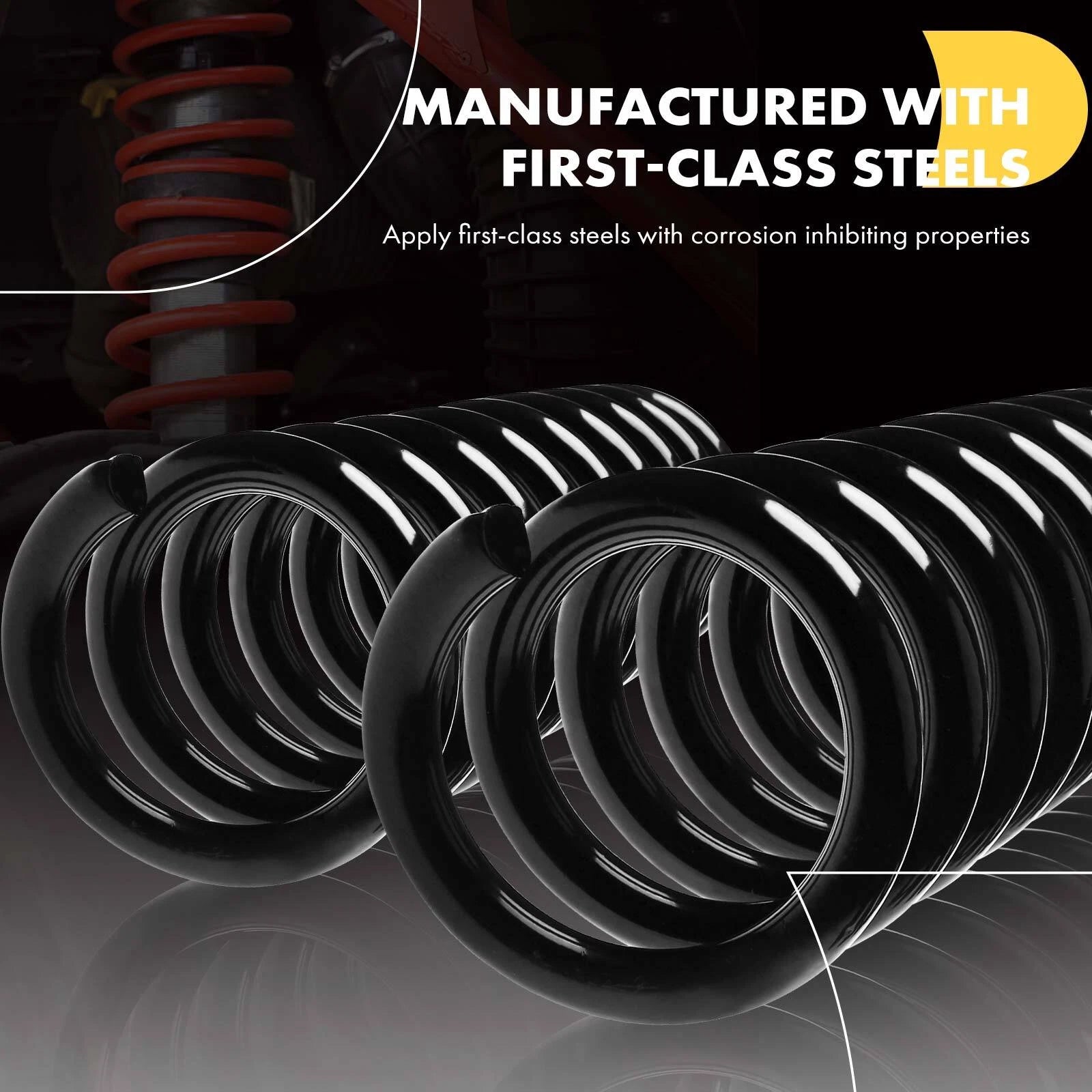 2X Rear Side Coil Springs for Honda Accord (2013–2017)