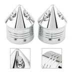 Front Wheel Axle Nut Cover Cap for Harley Touring Road Glide Dyna Softail
