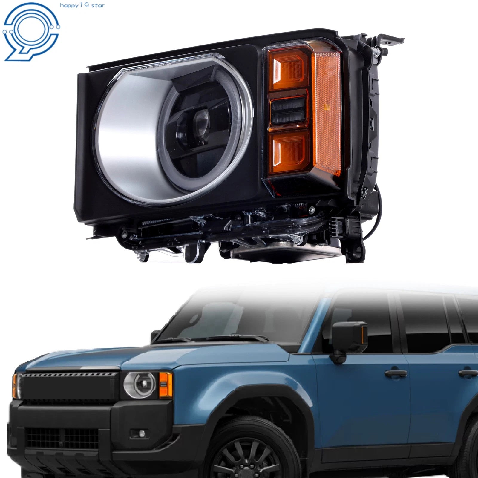 LED Headlights Assembly for Toyota Land Cruiser (2024–2025) Driver Left Side