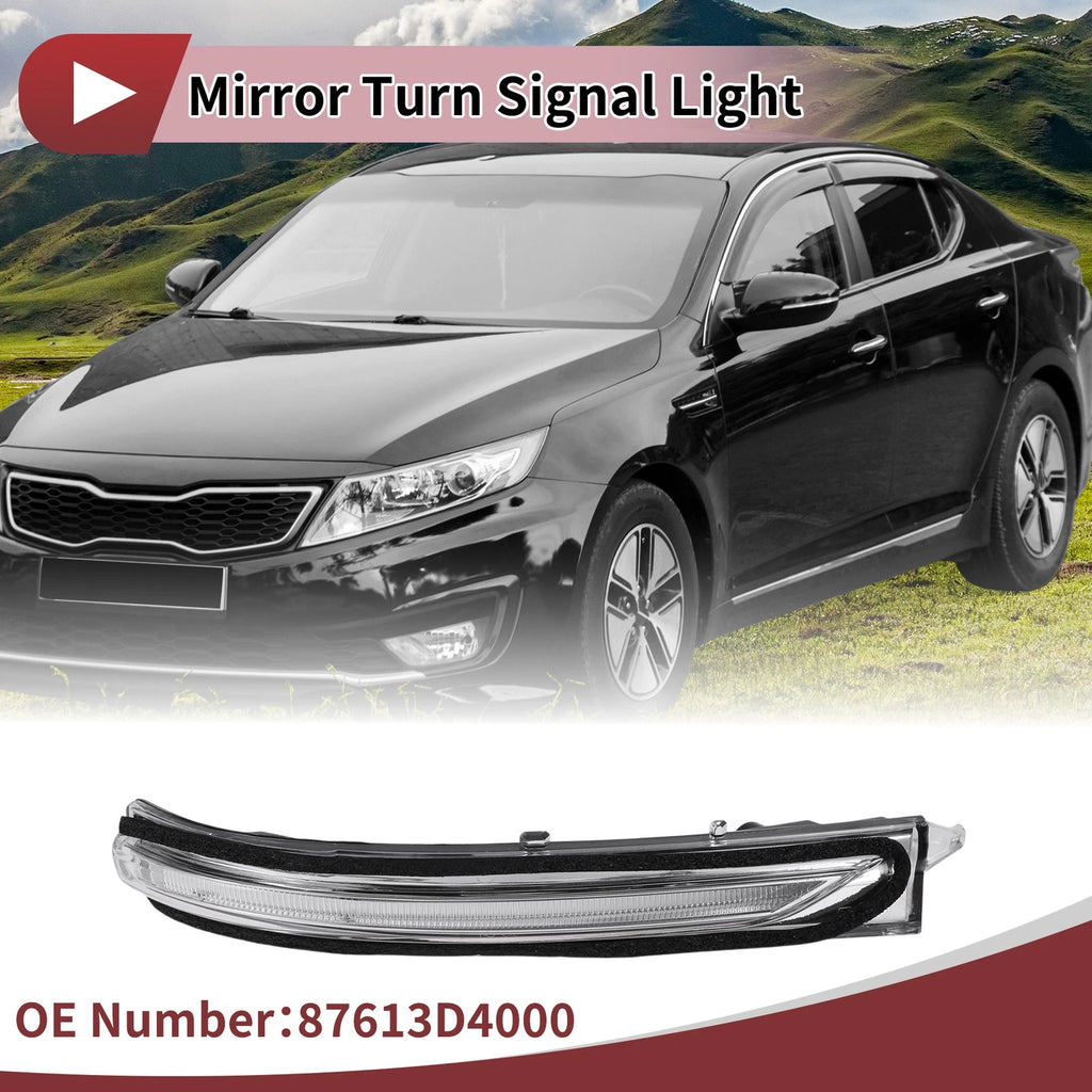 Front Left LED Mirror Turn Signal Light for Kia Optima (2017–2020) No. 87613D4000