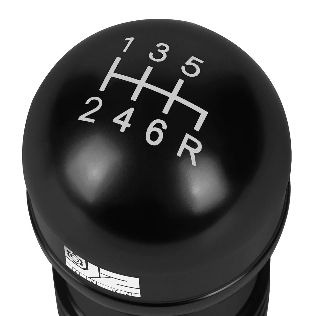 Shift Knob for Universal Vehicles - Black Teardrop Shape with Thread Adapters