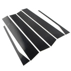 6 x Door Trim Covers for VW Jetta Sedan (2006-2010) Glossy Black