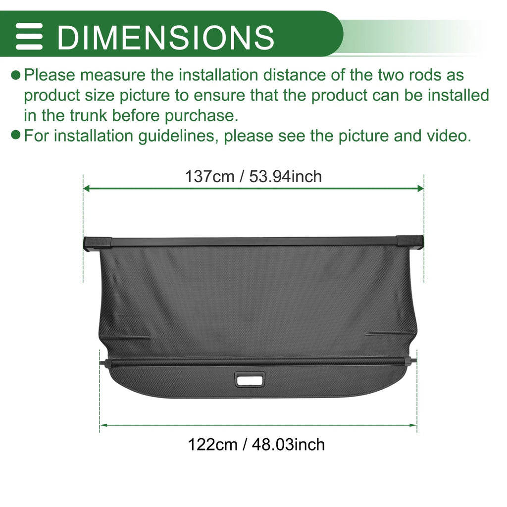 Retractable Cargo Cover for Mercedes-Benz ML350 (2012–2015)