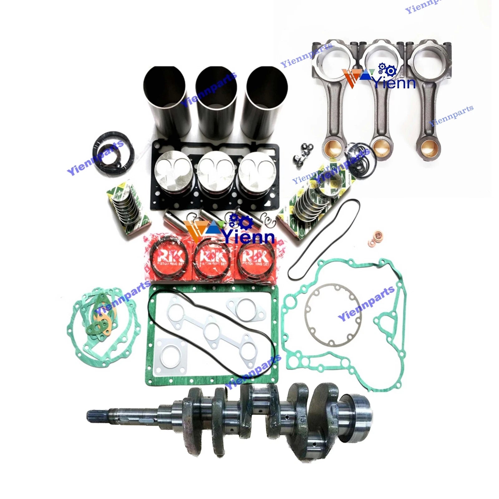 Crankshaft Overhaul Rebuild Kit for Kubota Engine (D1803, D1803-M-DI)