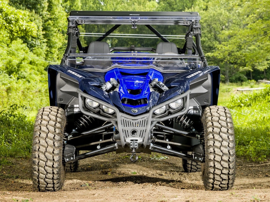 SuperATV Heavy Duty Front Bumper for Yamaha YXZ (2016–2023)