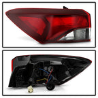 Tail Lights Halogen for Chevy Trailblazer (2021–2026) Left Inner & Outer