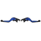 CNC Blue Extendable Brake Clutch Levers for Kawasaki Z900RS ZX6R (2018-2022)