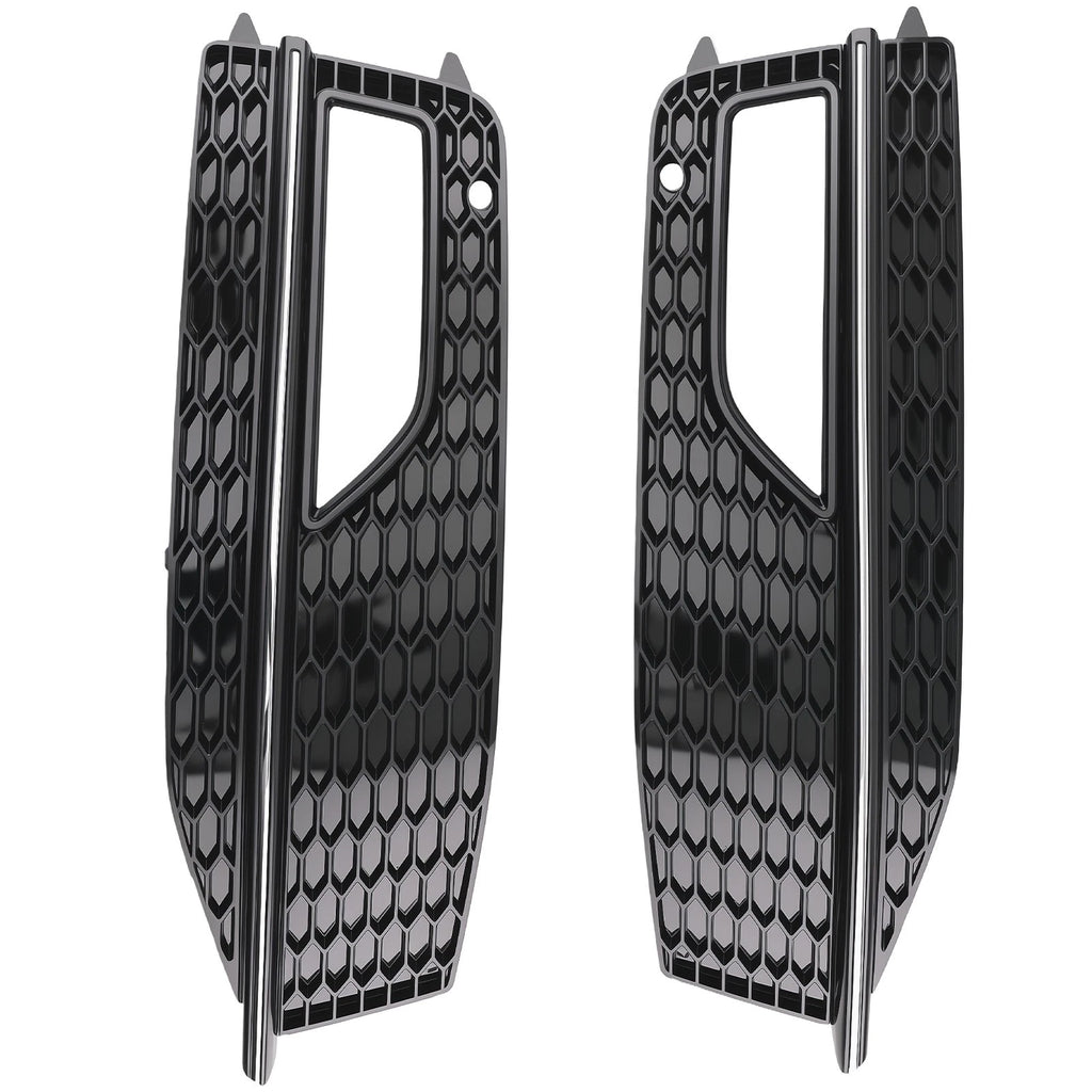 Pair Fog Light Grille Cover for Audi A4 (2013–2016) 8K0807681L