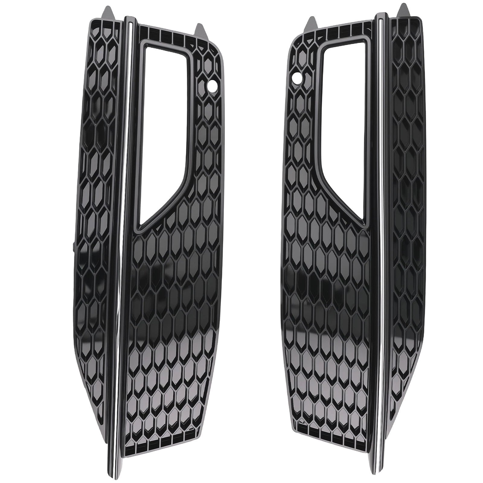 Pair Fog Light Grille Cover for Audi A4 (2013–2016) 8K0807681L