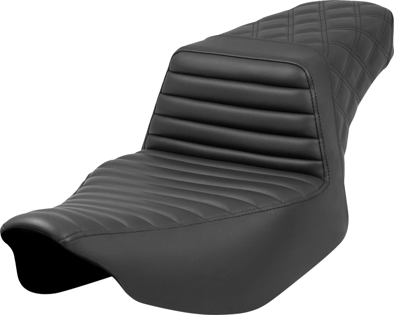 SADDLEMEN Step-Up Seat for Harley Davidson (Extended Reach)