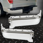 Set of 2 Chrome Rear Bumper End Caps for Ford F150 (2009–2014)
