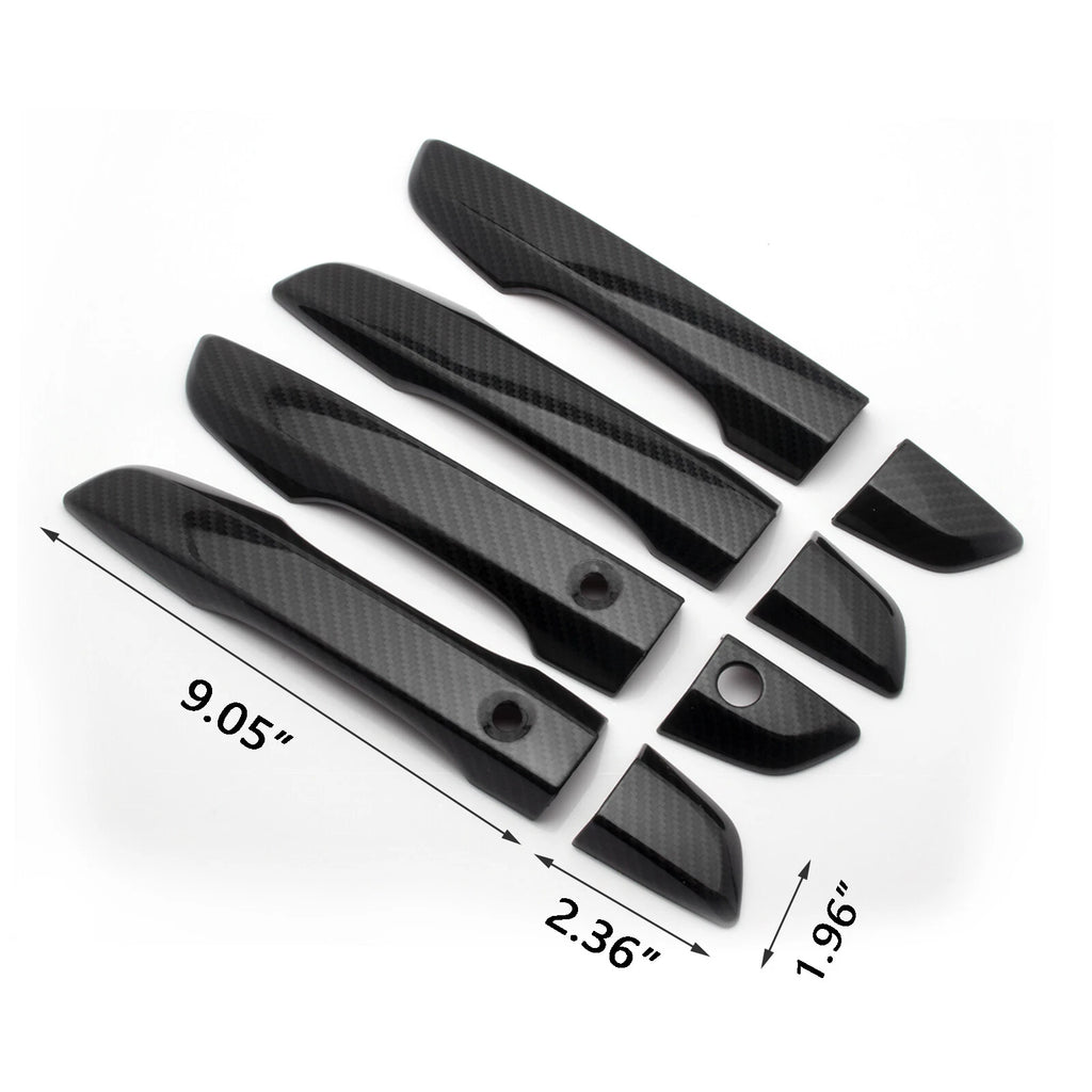 Carbon Style Door Handle Cover Trims for Honda Civic (2016-2021)