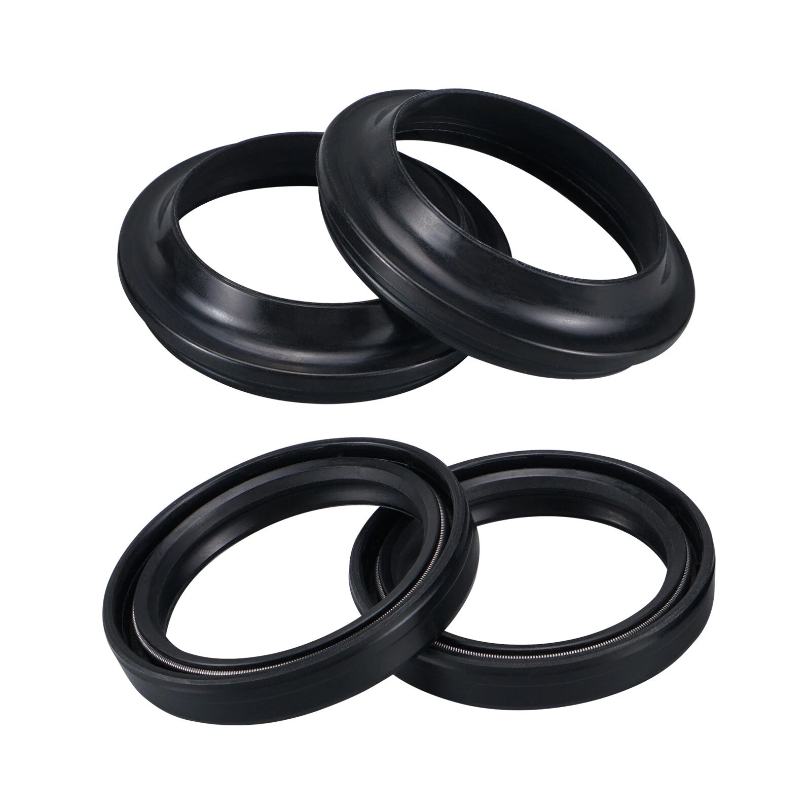 Set of 4 Front Fork Oil Dust Seals for Yamaha Vmax 1200 (1999–2006)