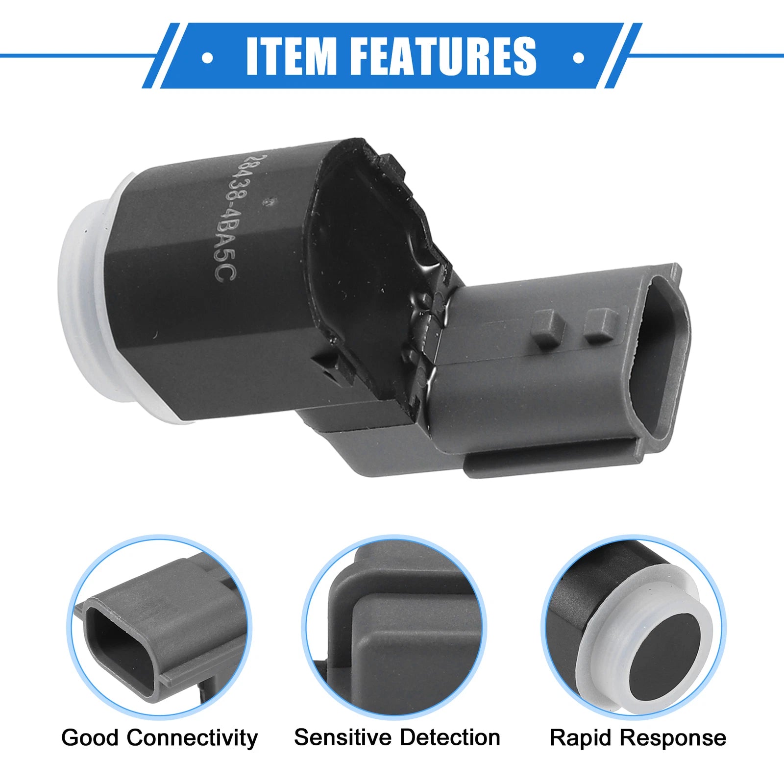 PDC Reverse Parking Assist Sensor 28438-4BA5C for Infiniti Q50 Q60 QX80 (2018–2020)
